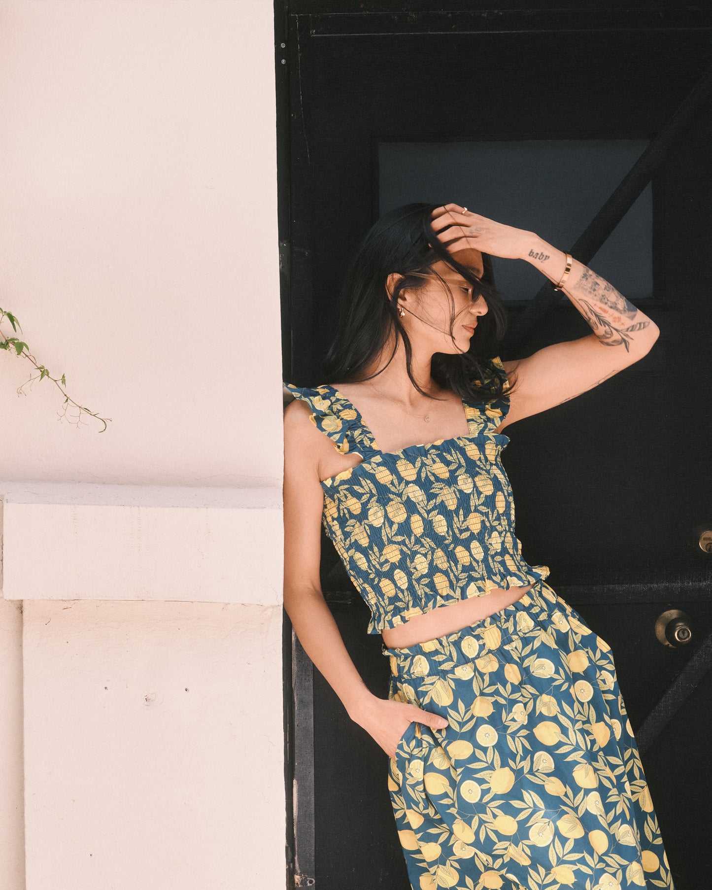 Women's Lemon Zest Midi Pocket Skirt