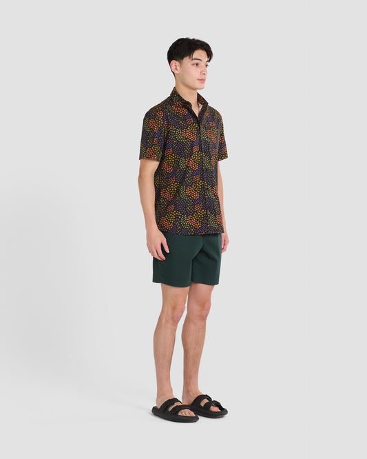 Micro Floral Field Print Shirt