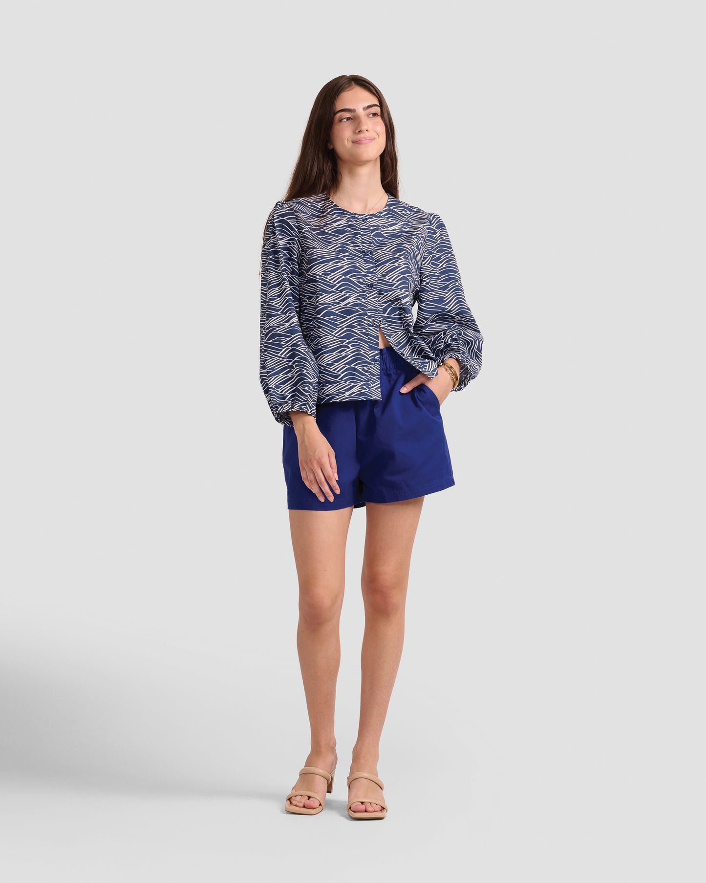 Women's Deep Blue Shorts