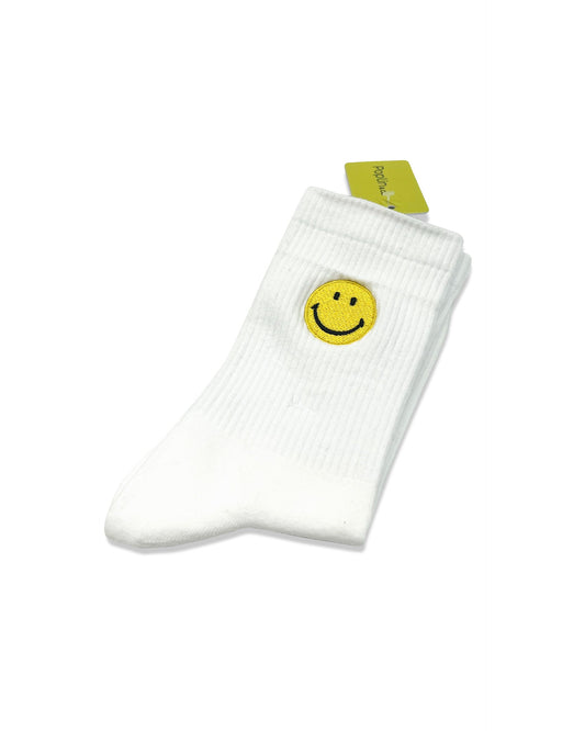 Womenโs embroidered tube socks