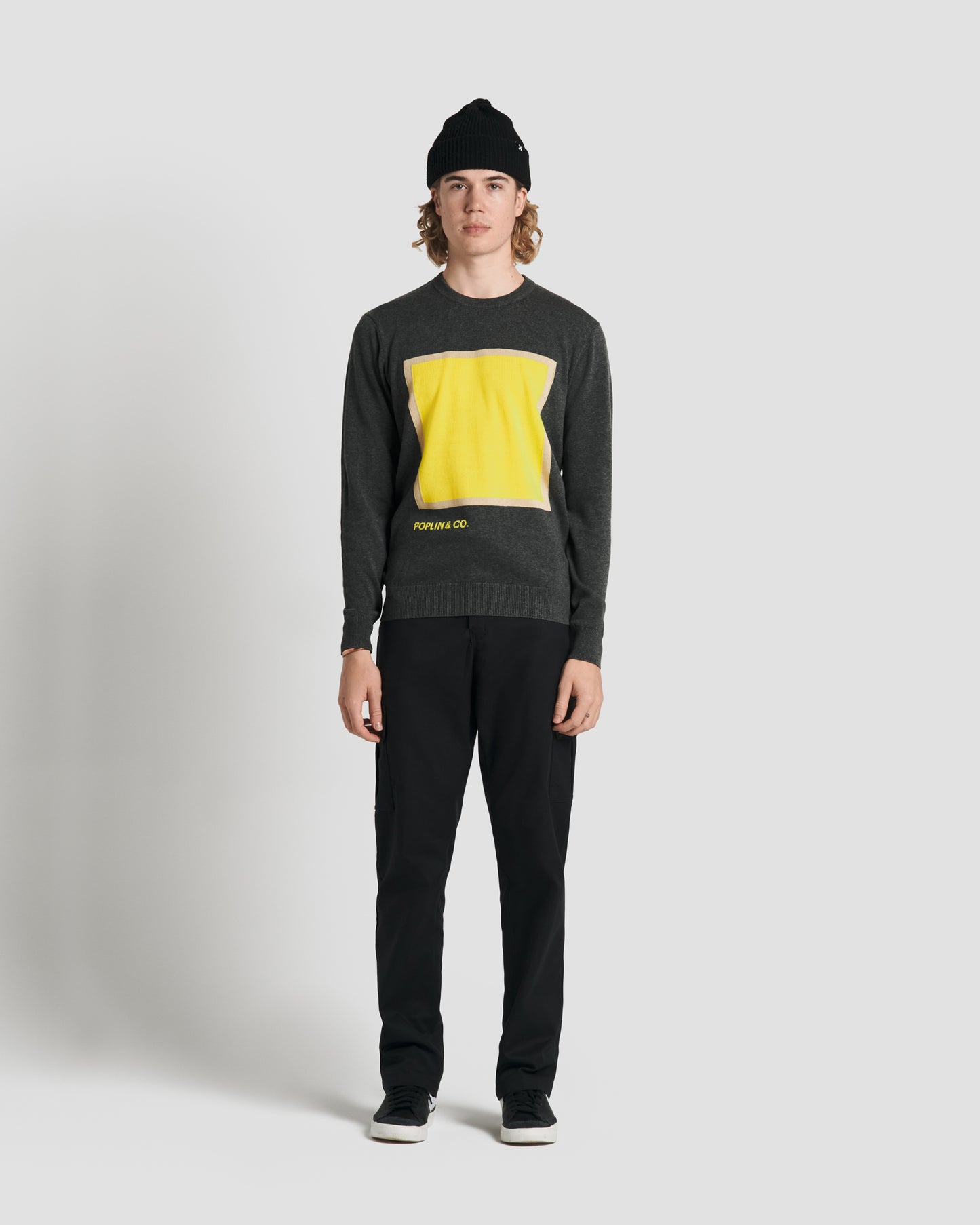 Poplin Square Sweater