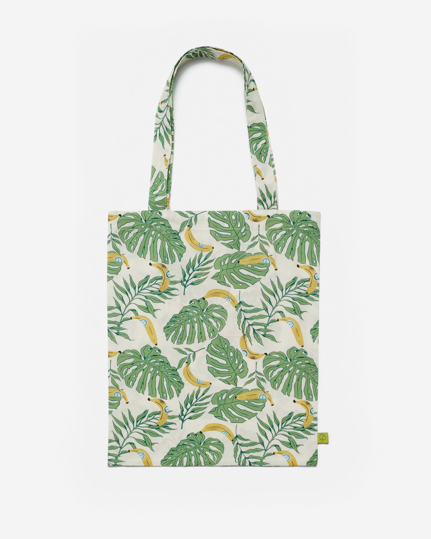 Poplin Bananas Print Tote