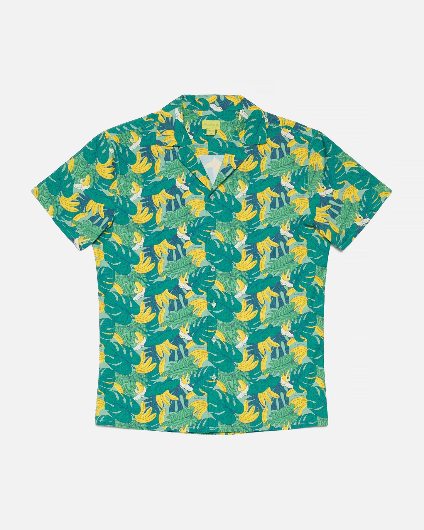 Banana Bunch Print Camp Shirt