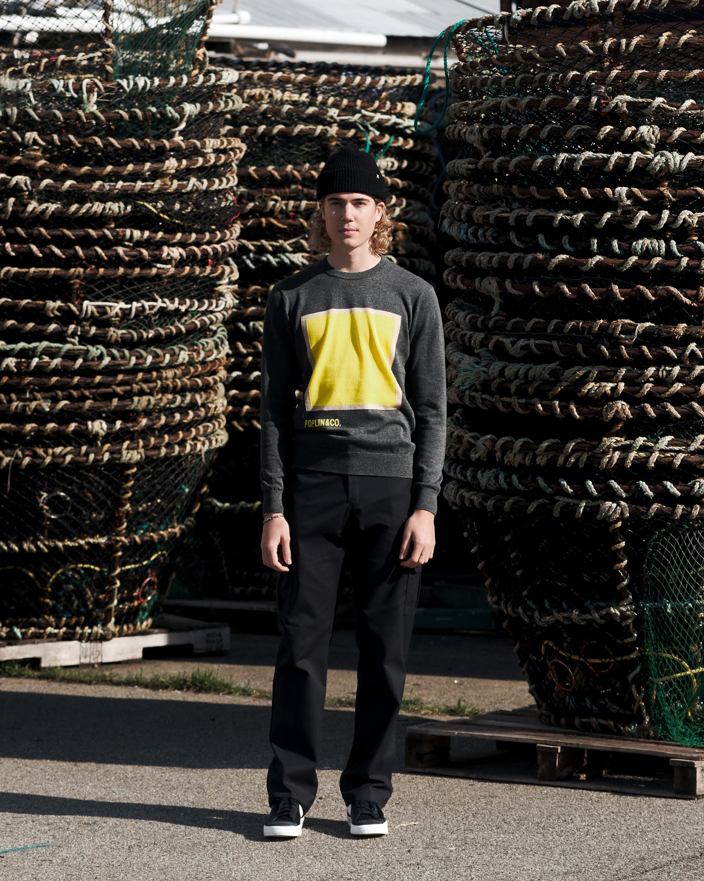 Poplin Square Sweater