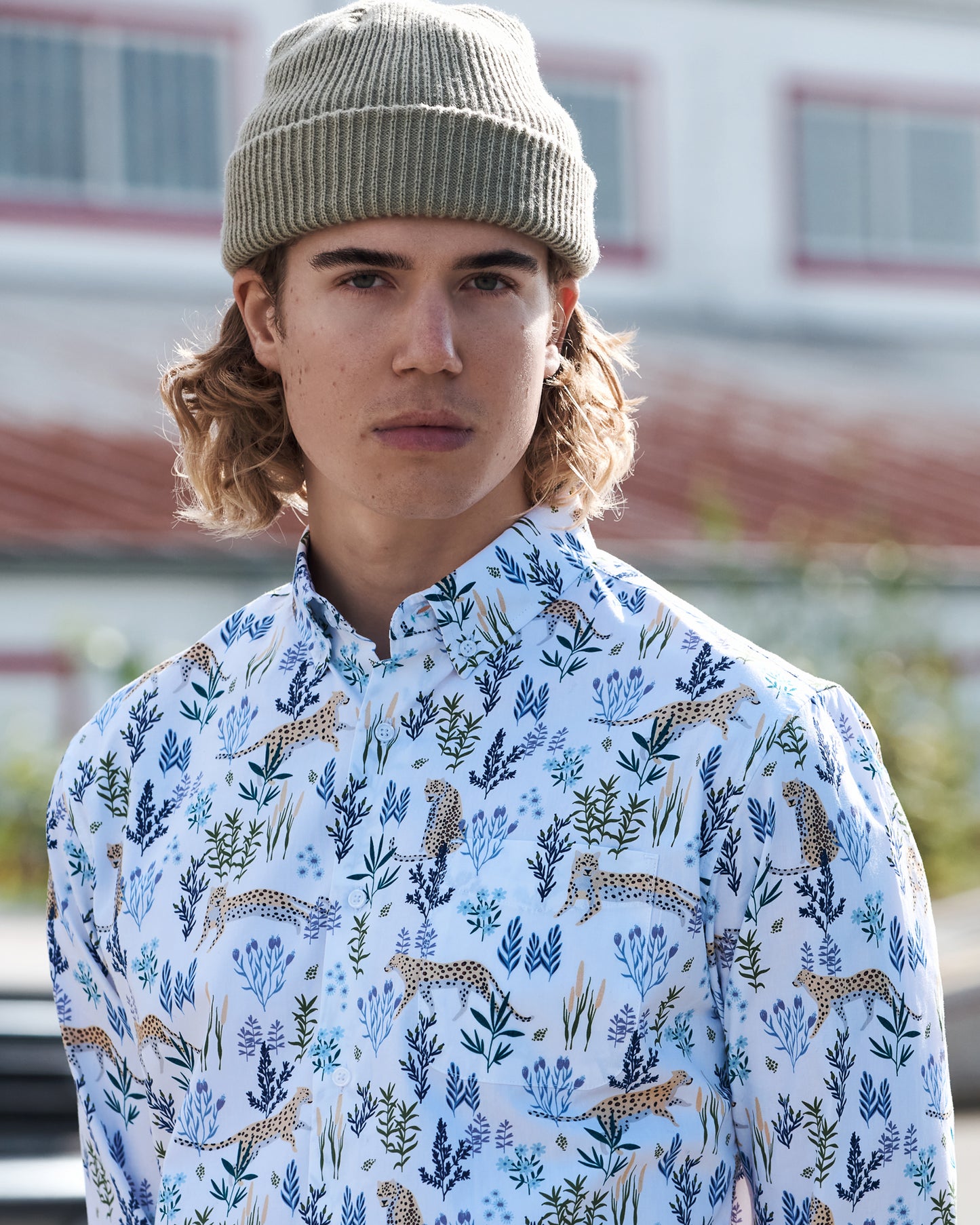 Snow Leopards Print Shirt
