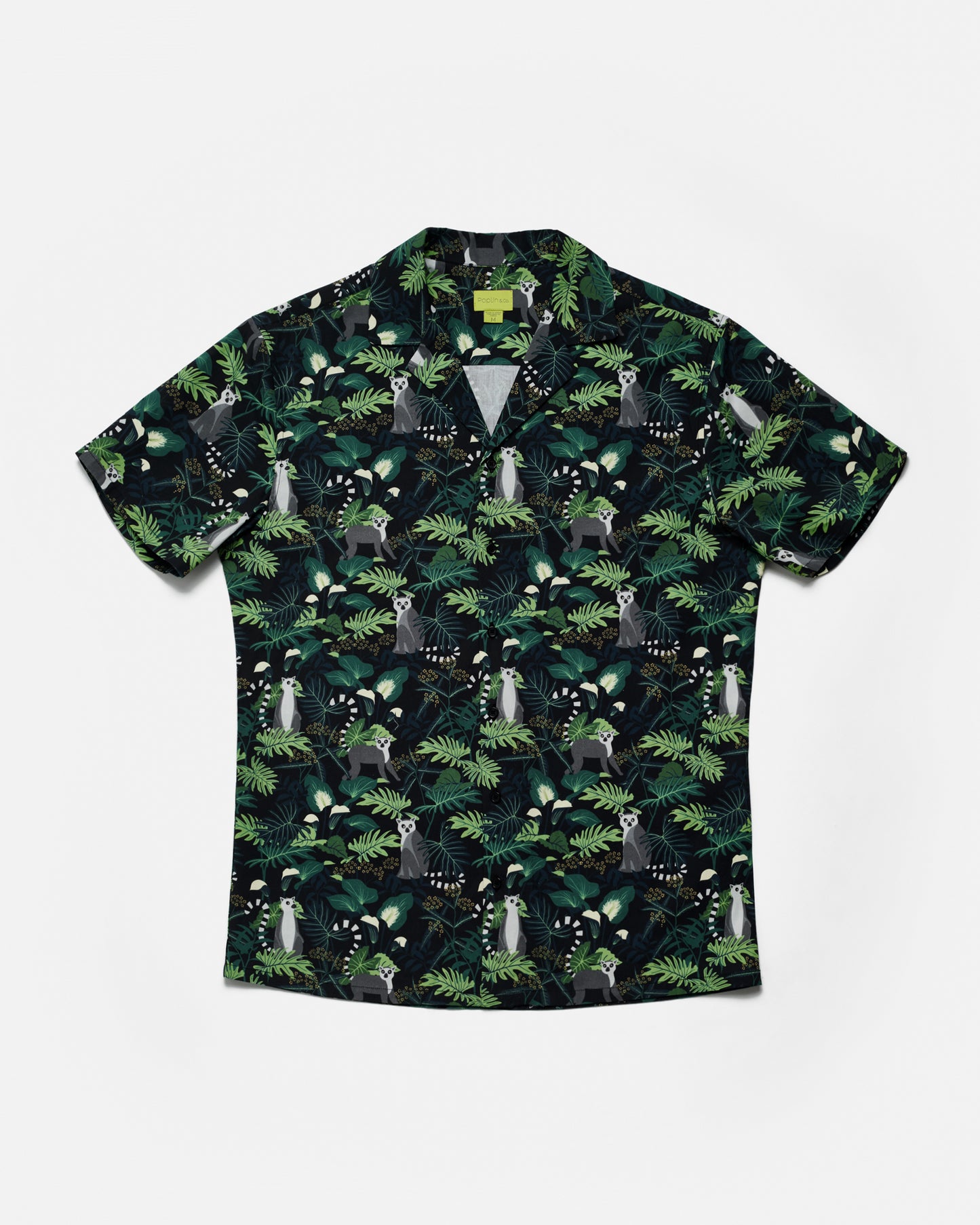 Lemurs Print Camp Shirt
