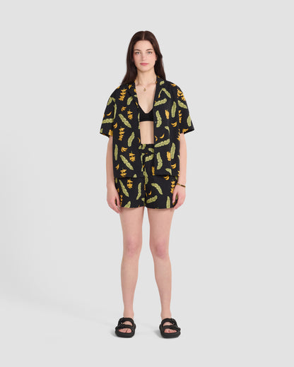 Women's Banana Havana Print Shorts