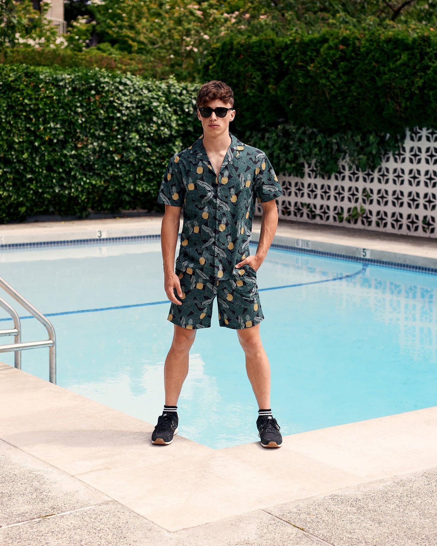 Banana Pineapple Print Shorts