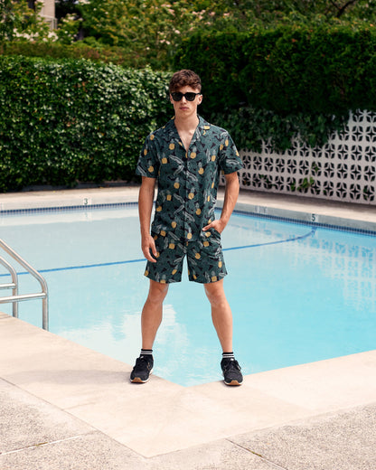 Banana Pineapple Print Shorts