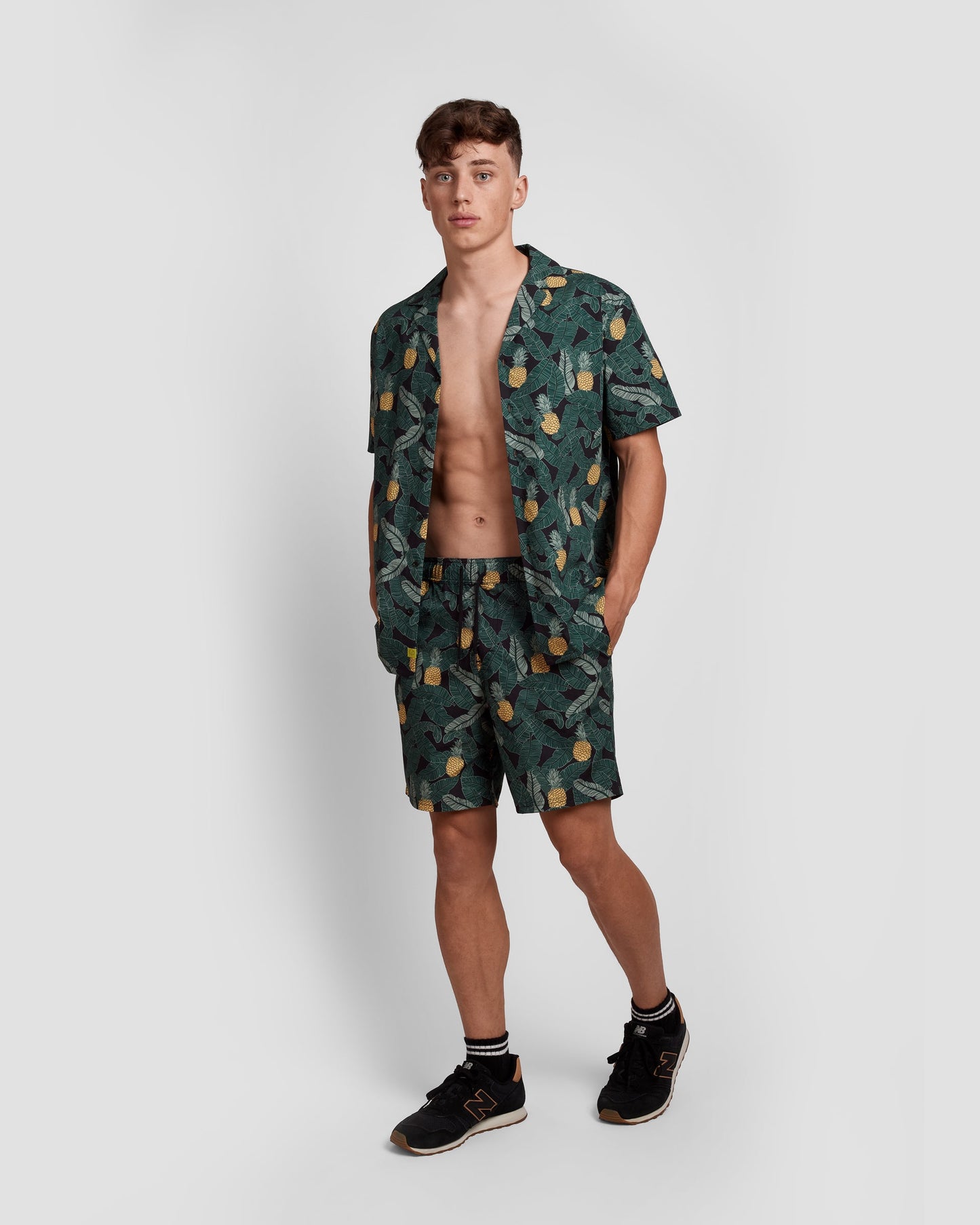 Banana Pineapple Print Shorts