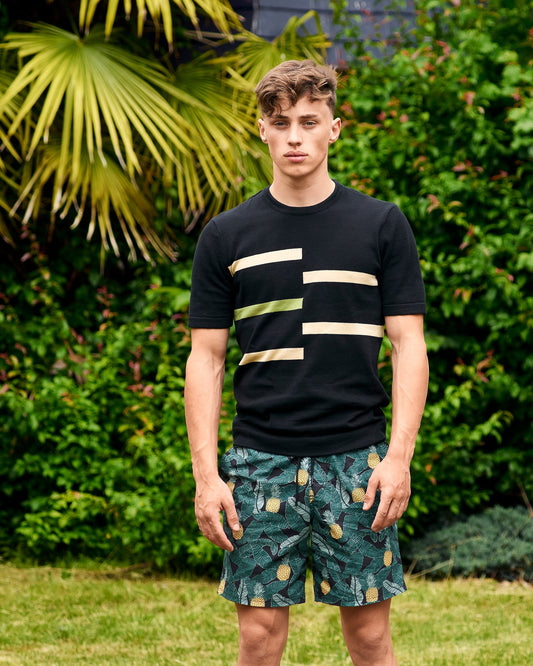 Banana Pineapple Print Shorts