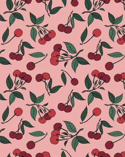 Cherry Bomb Cotton Smock Dress