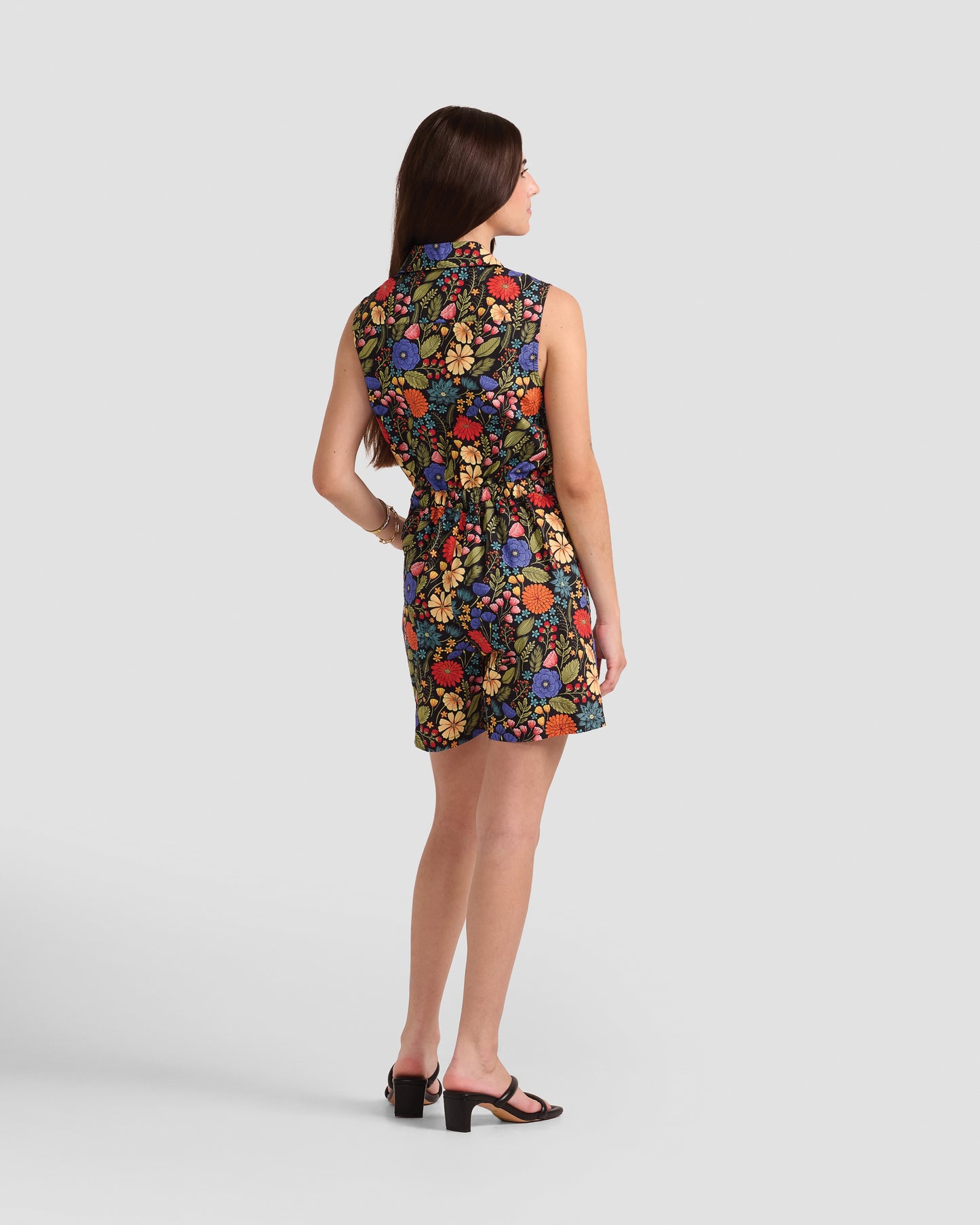 Women's Floral Gallery Print Romper