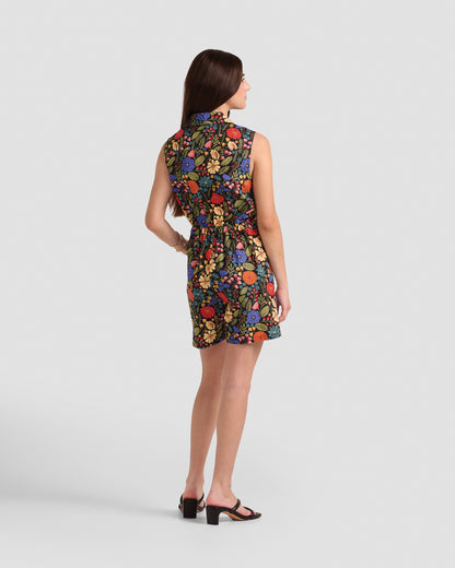 Women's Floral Gallery Print Romper