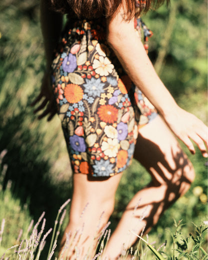 Women's Floral Gallery Print Romper