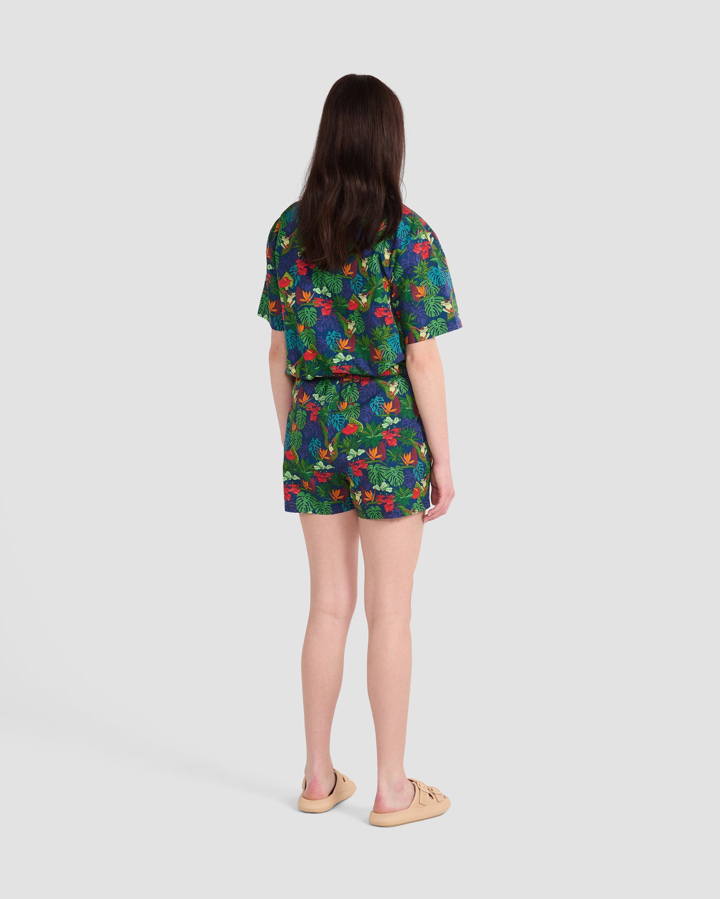 Women's Frogs Print Shorts