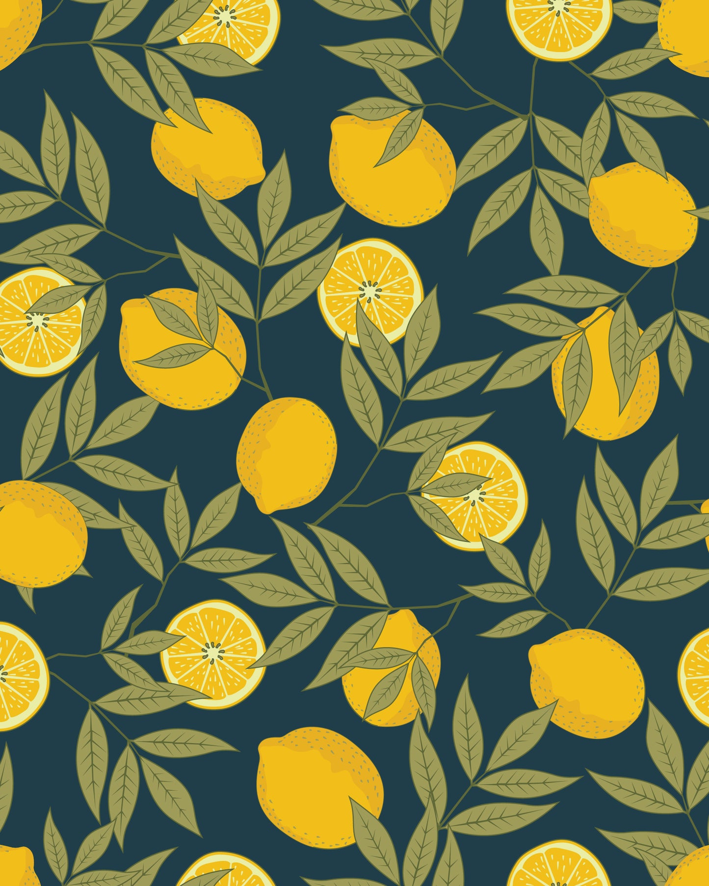 Women's Lemon Zest Print Smock Top
