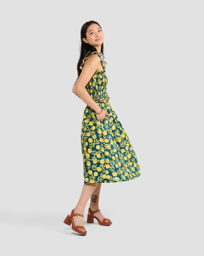 Women's Lemon Zest Midi Pocket Skirt
