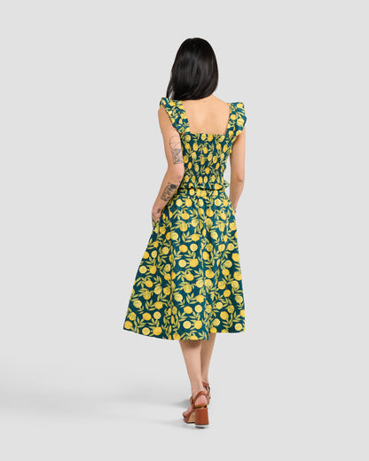 Women's Lemon Zest Midi Pocket Skirt