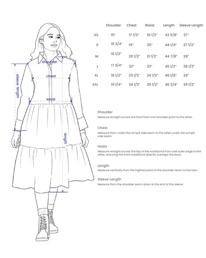 Snakes And Flowers Printed Flared Pocket Shirt Dress
