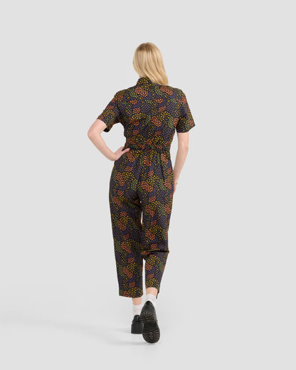 Women's Micro Floral Field Print Jumpsuit
