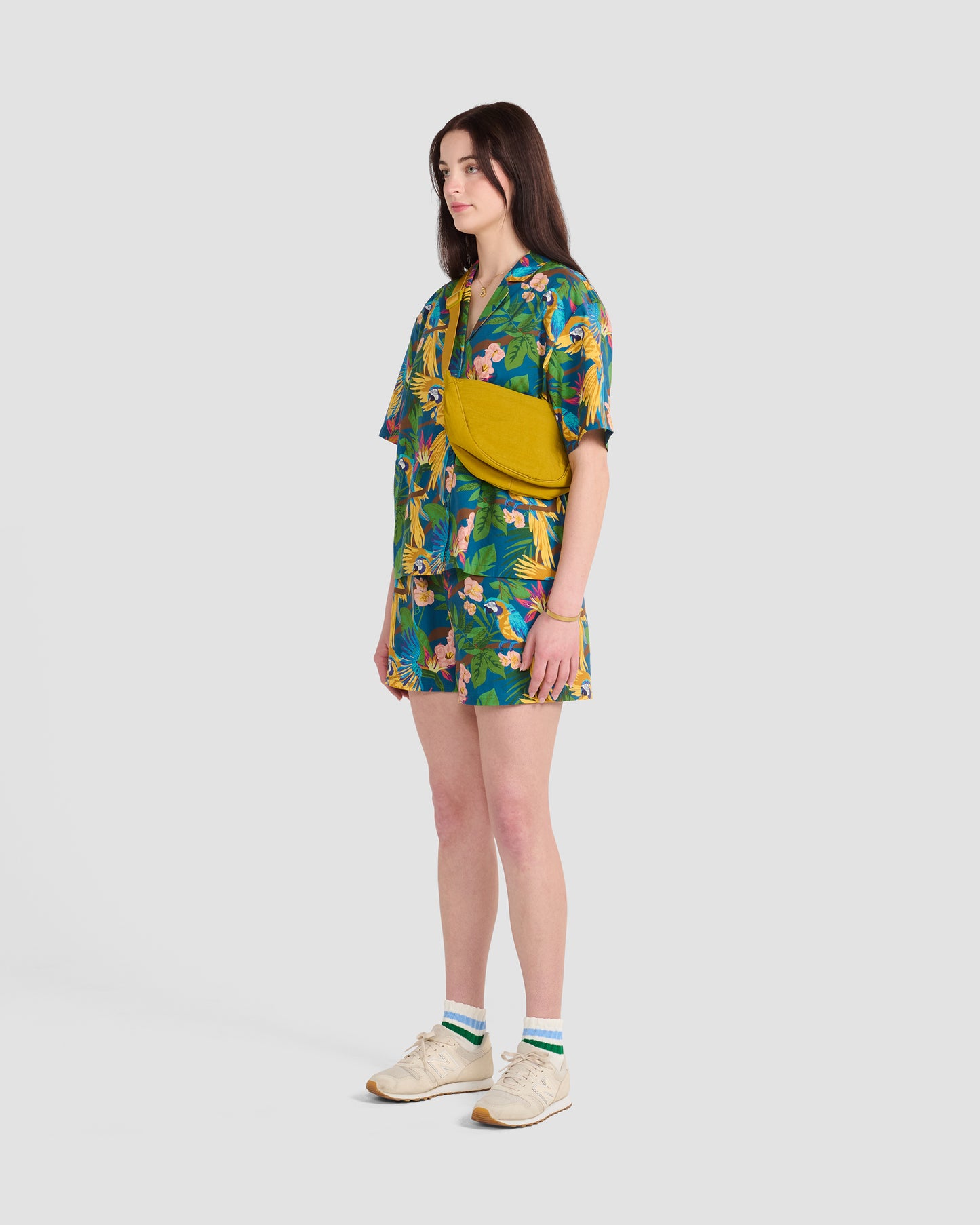 Women's Parrot Paradise Teal Shorts