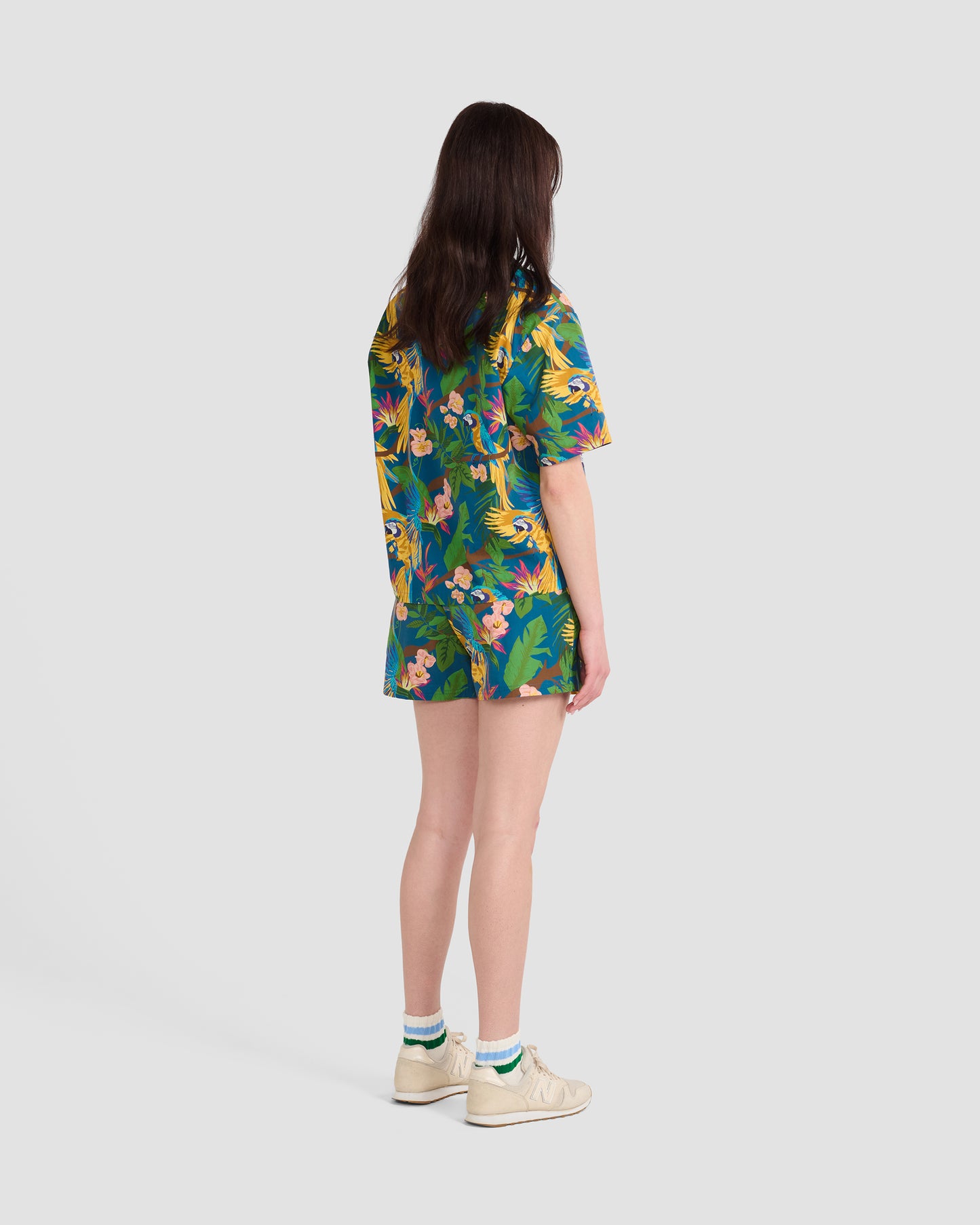 Women's Parrot Paradise Teal Shorts