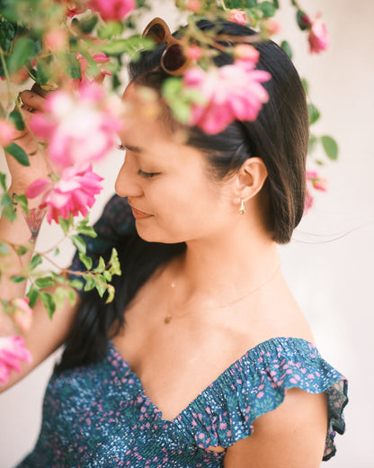 Wildflower Meadow Cotton Smock Dress