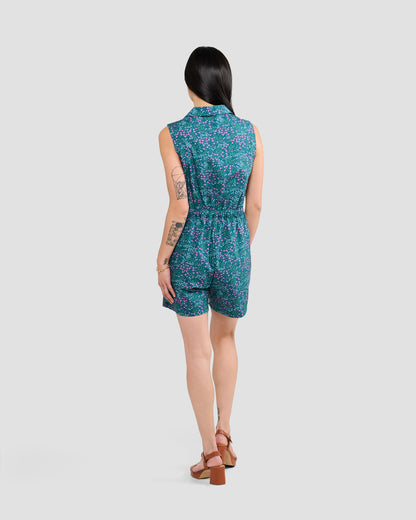 Women's Wildflower Meadow Print Romper