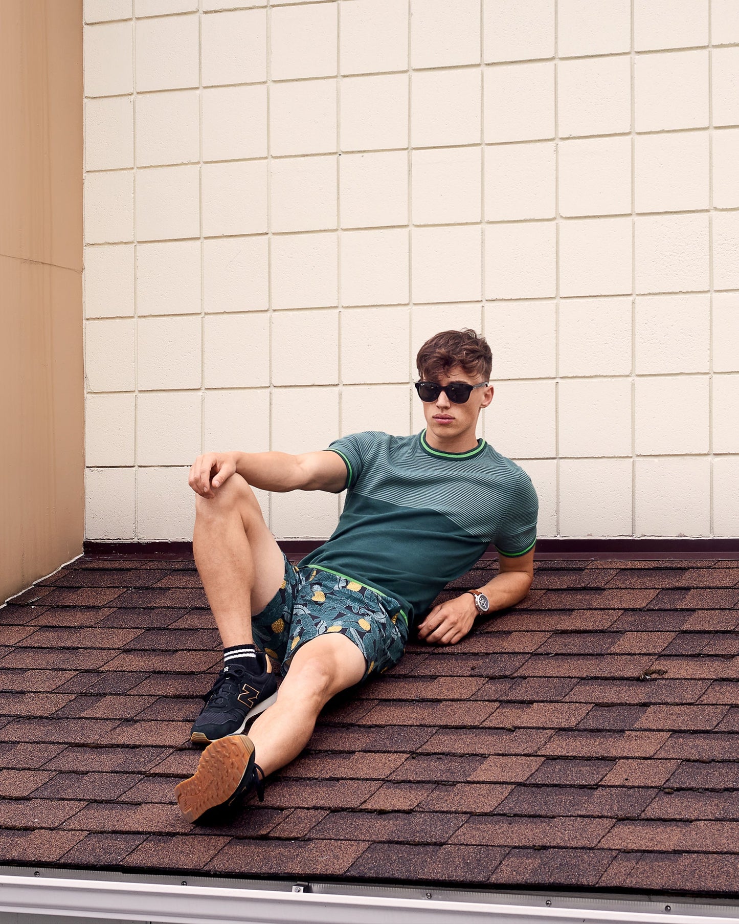 Banana Pineapple Print Shorts