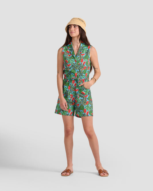 Women's Watermelon Print Romper