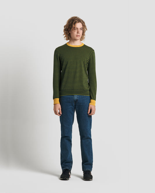 Mustard Stripes Sweater