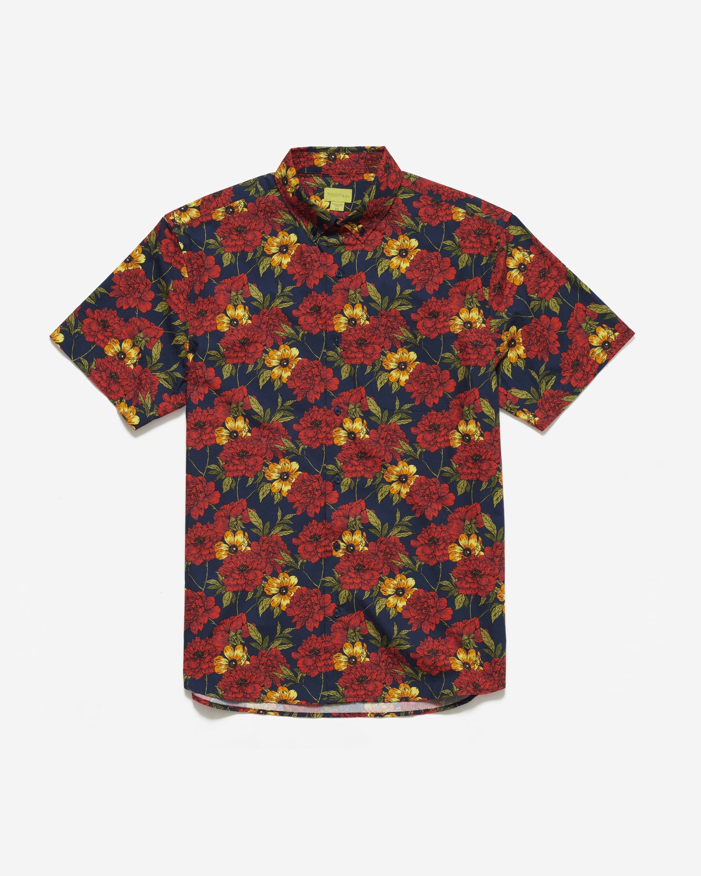 Wild Peonies Print Shirt