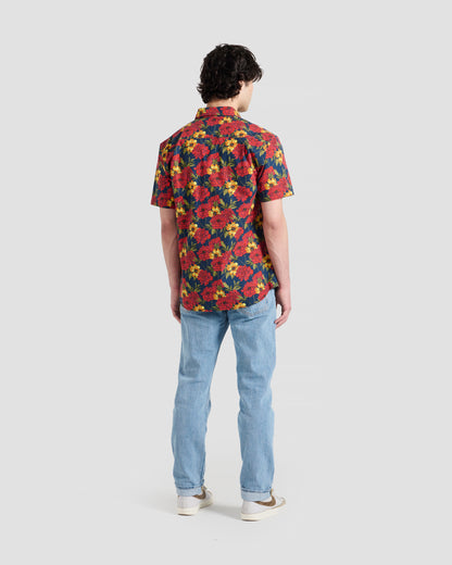 Wild Peonies Print Shirt