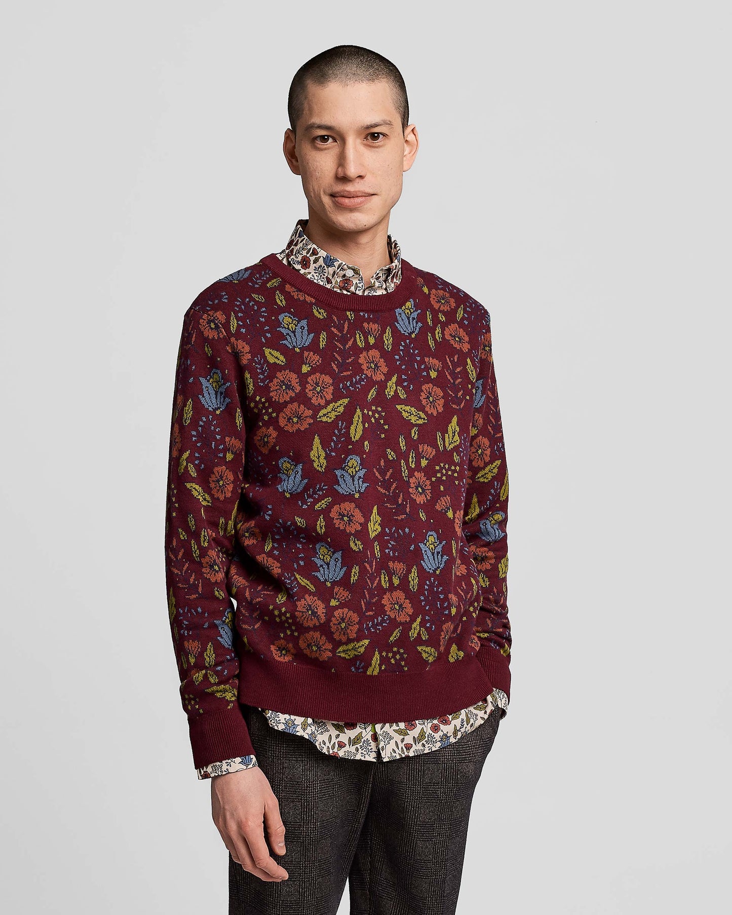 Floral Tapestry Sweater