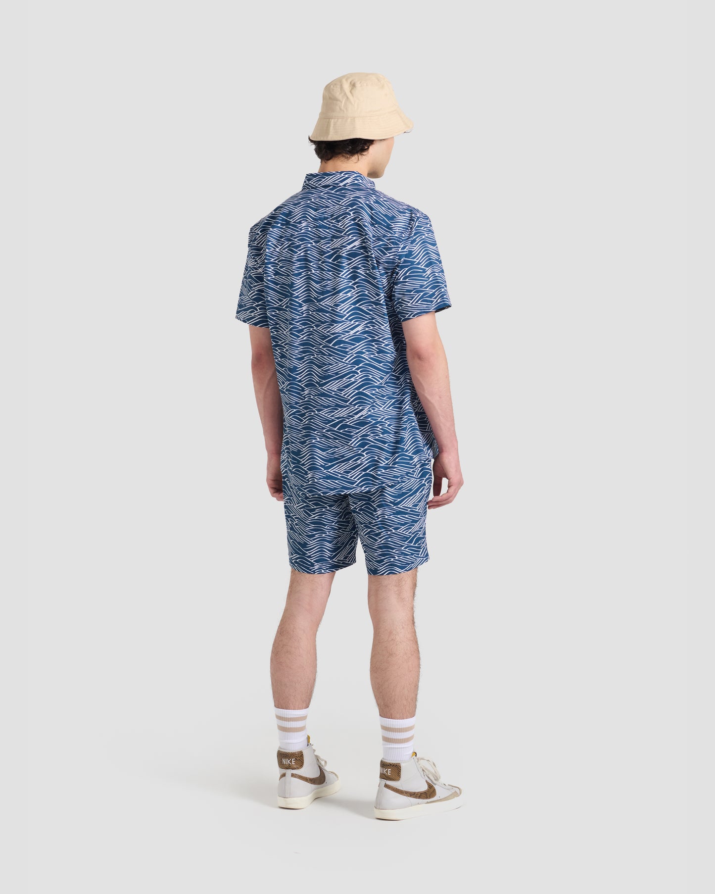 Big Waves Print Shorts