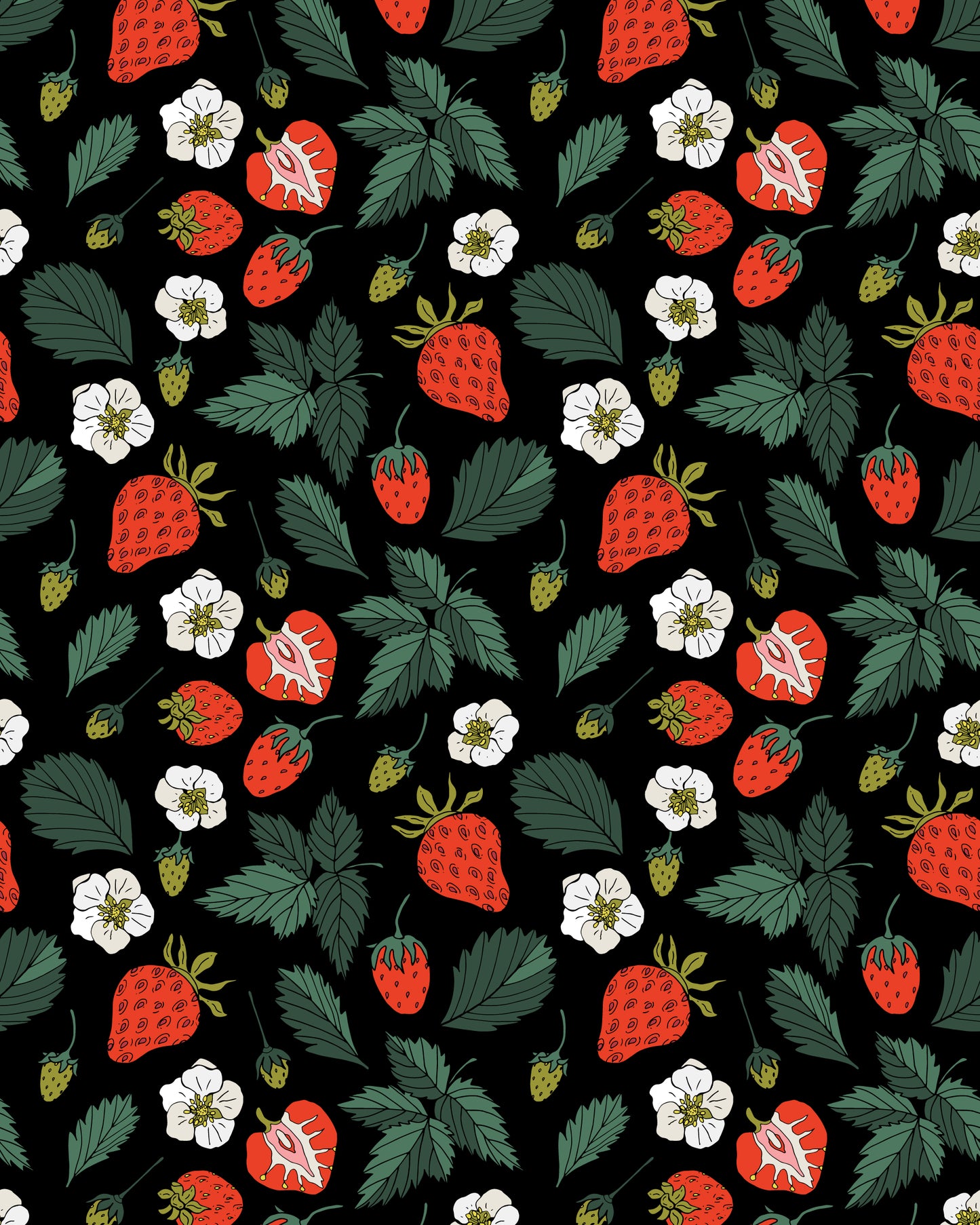 Strawberry Fields Print Shirt