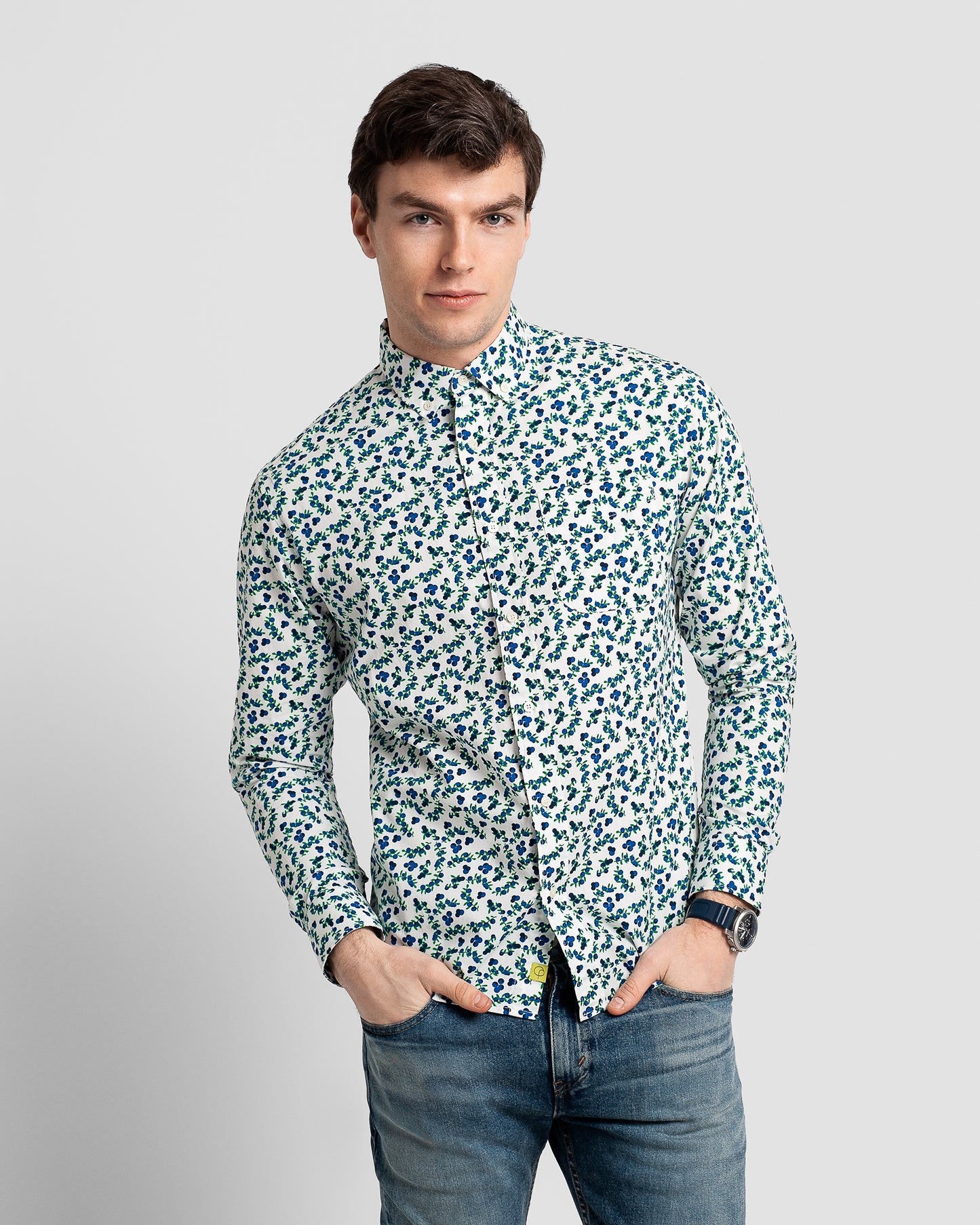 Blueberry Print Shirt