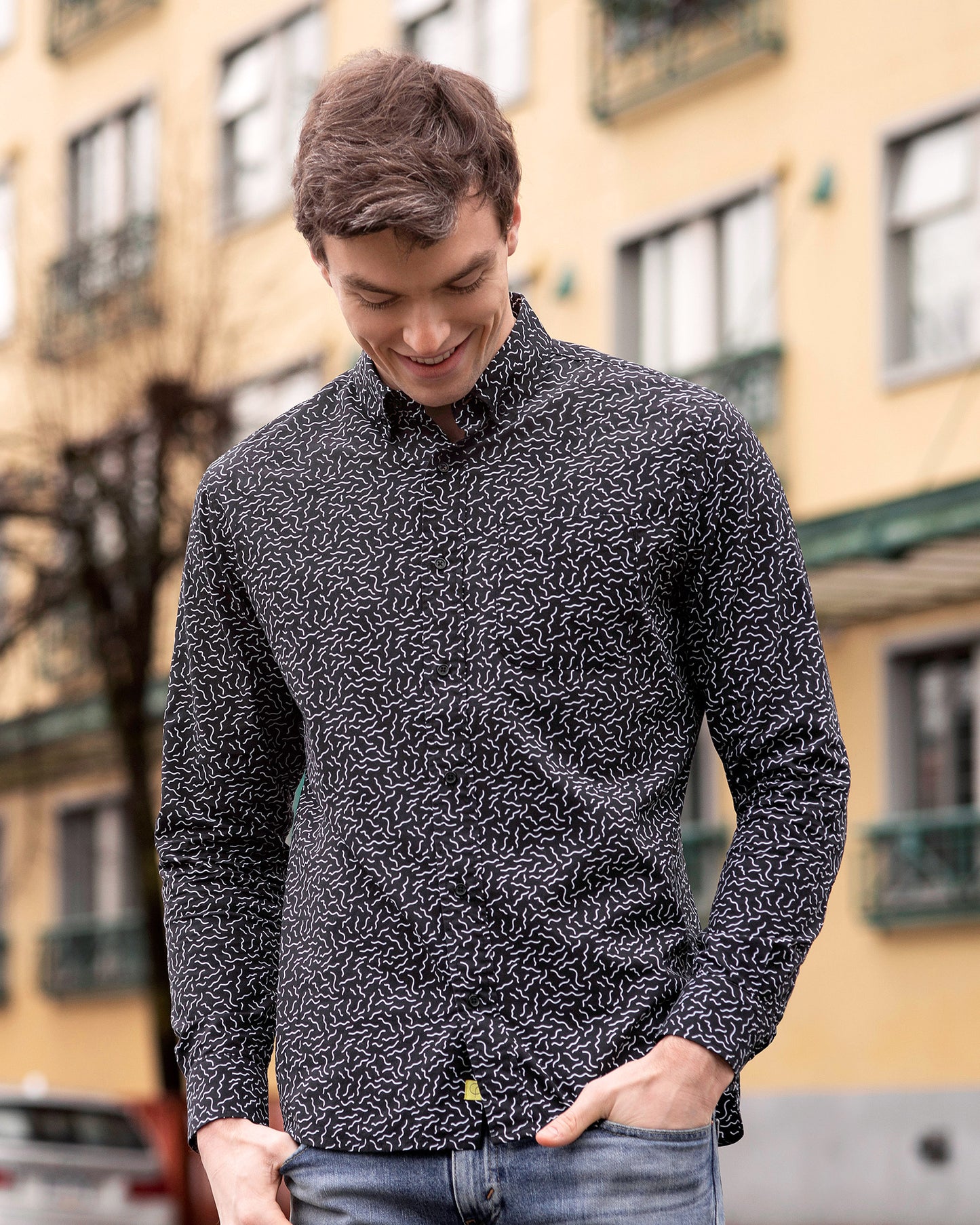 Squiggles Print Shirt