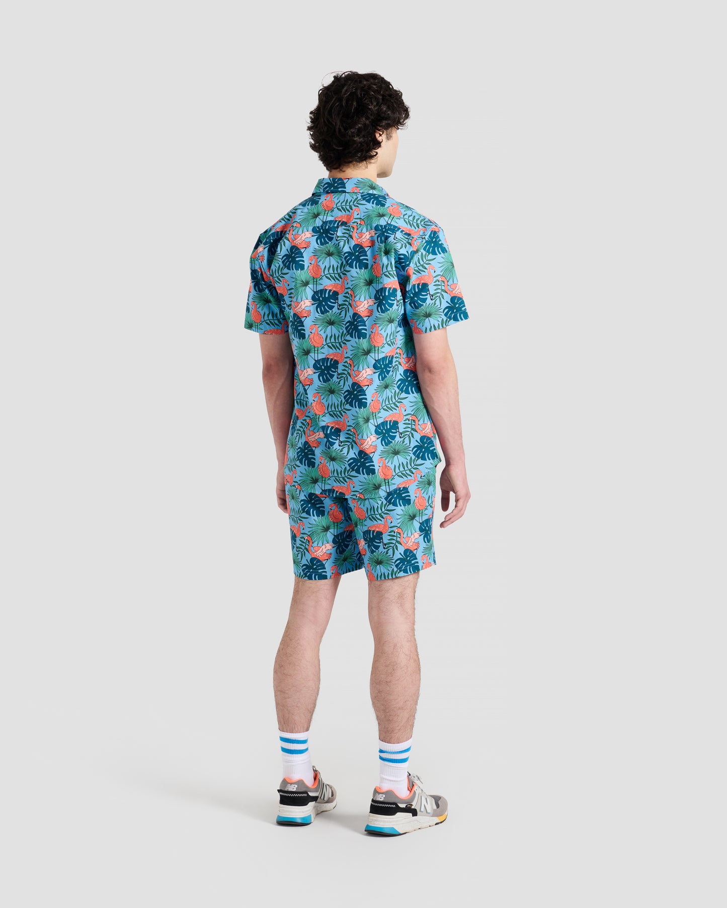 Flamingos Print Shorts