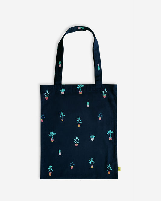 Potted Plants Print Tote
