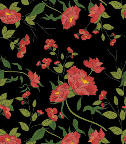 Retro Floral Print Shirt