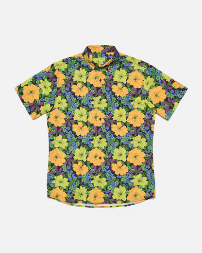 Tropical Floral Print Shirt