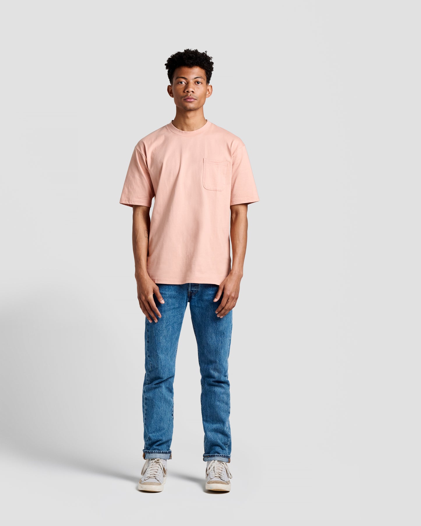 Clay Oversized Pocket Tee