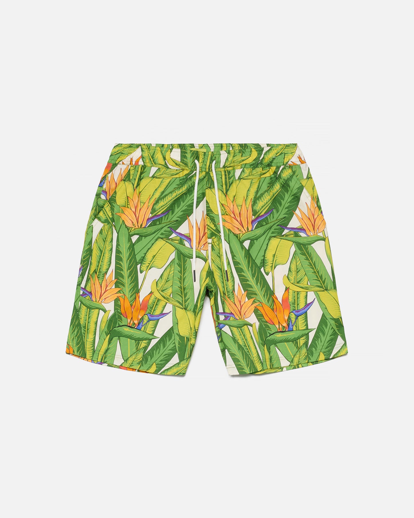 Bird Of Paradise Print Shorts