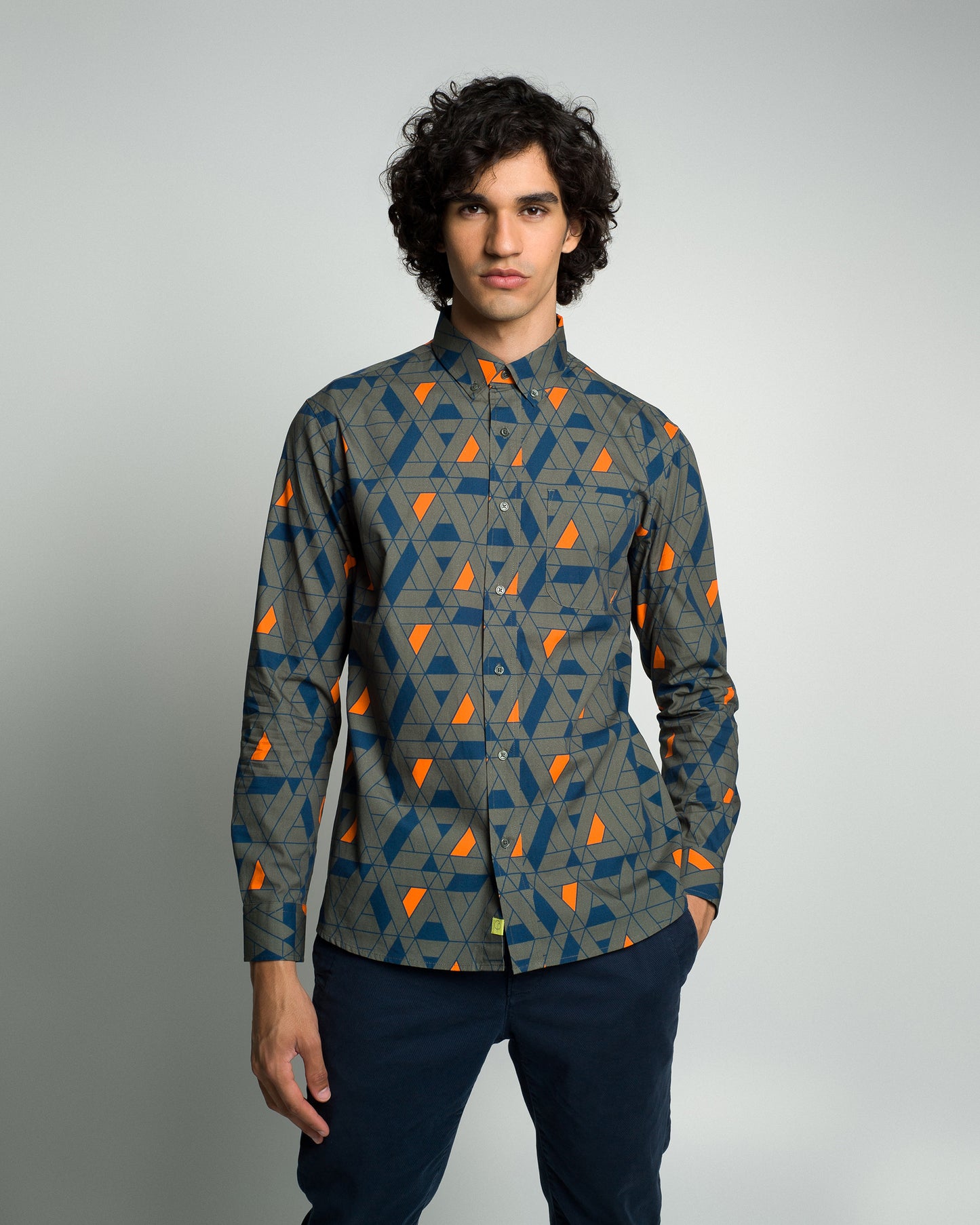 Digi Block Print Shirt