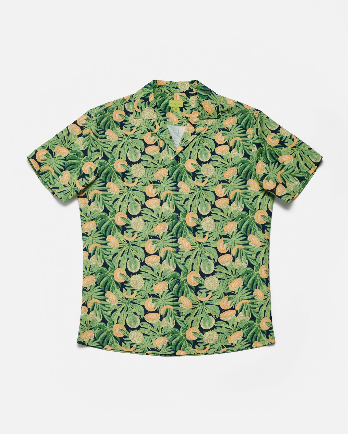 Cantaloupes Print Camp Shirt