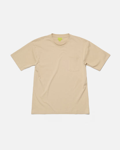 Tan Oversized Pocket Tee