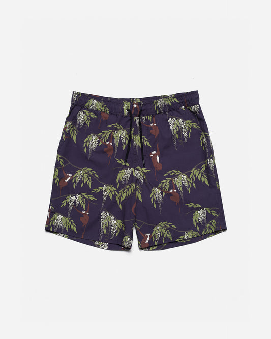 Monkey Trouble Print Shorts